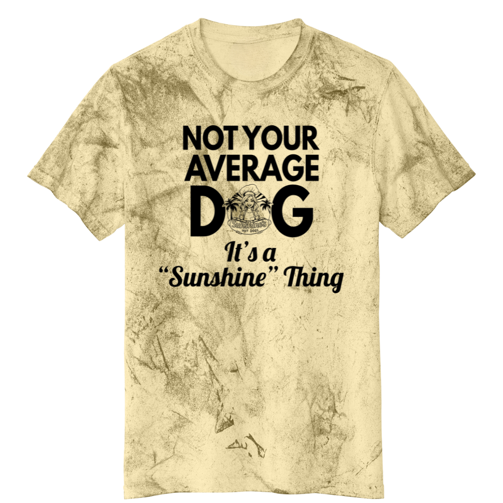 NOT YOUR AVERAGE DOG - COLOR BLAST - (Yellow)