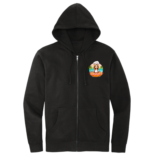 Classic Sunshine's Hot Dog - Zipper Hoodie (Black)