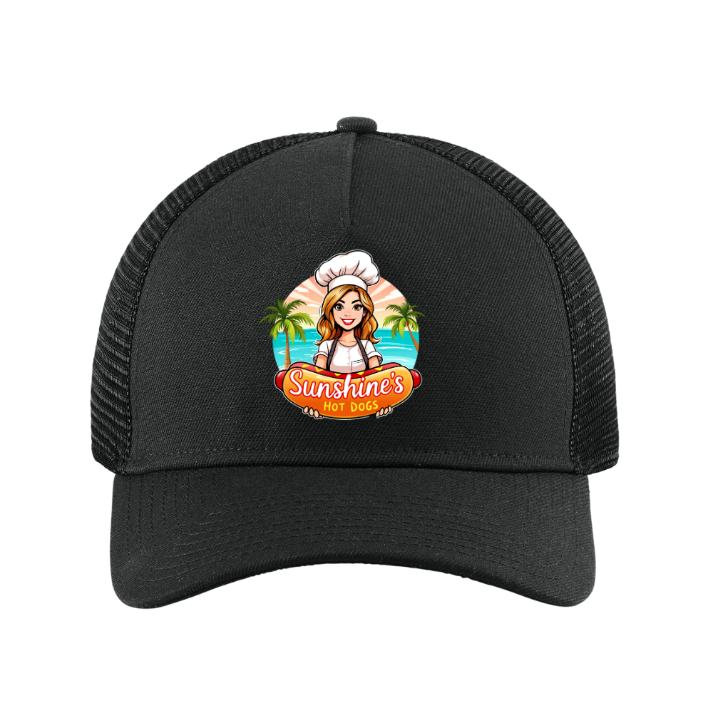 Sunshine's Hot Dog Trucker Hat (Black)