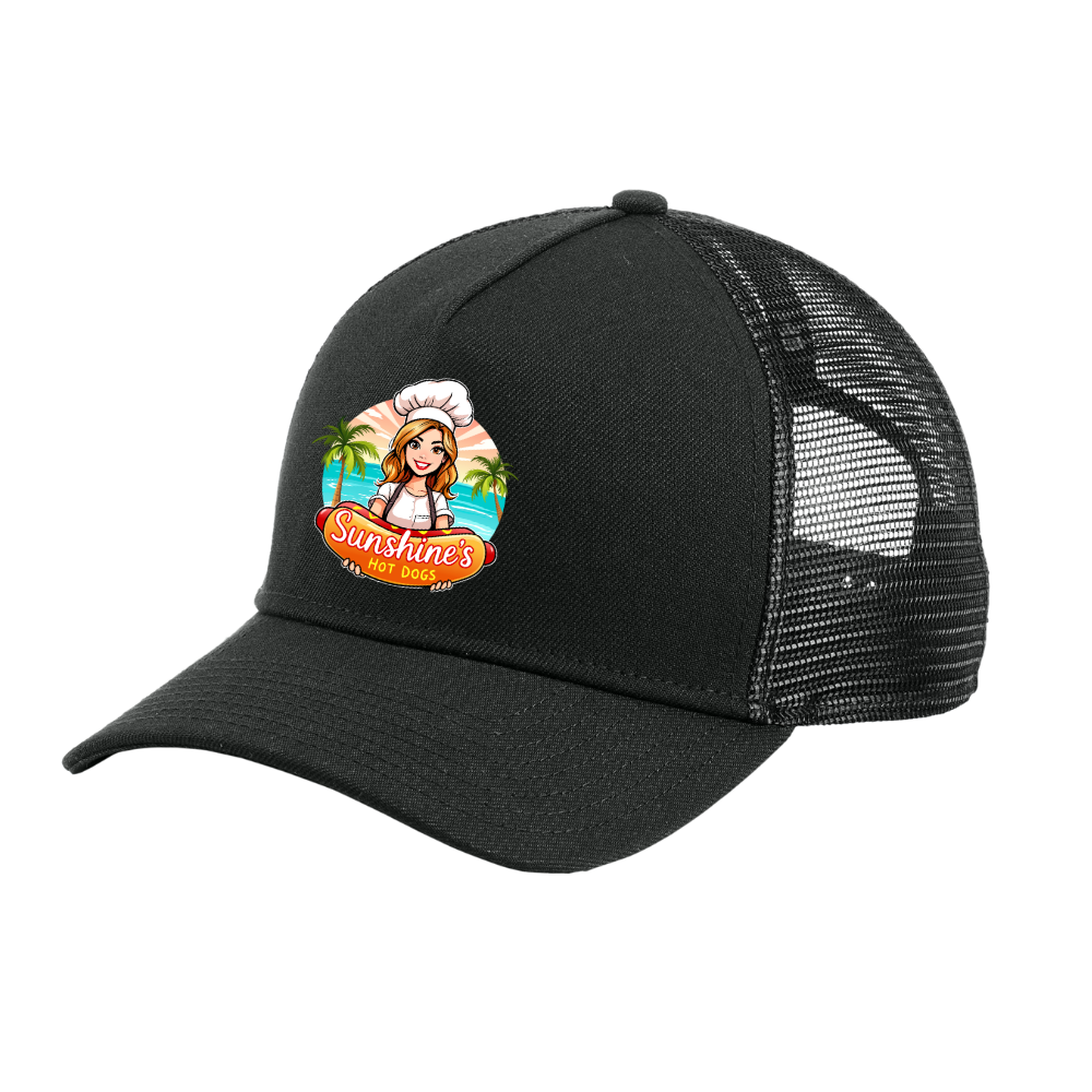 Sunshine's Hot Dog Trucker Hat (Black)
